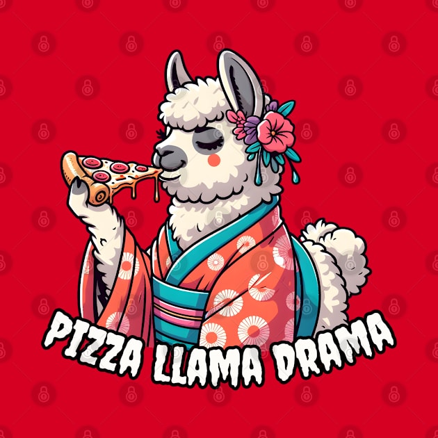 Pizza llama by Japanese Fever