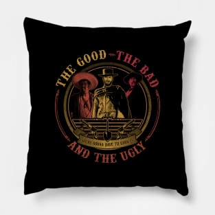 The Good, The Bad & The Ugly - Iconic Pillow