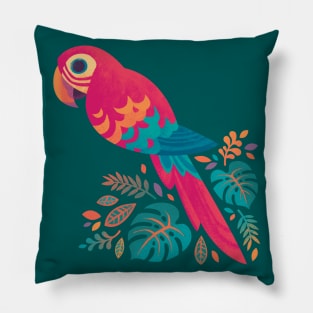 Scarlet Macaw Pillow