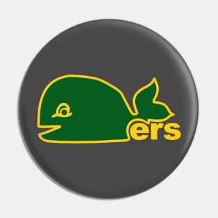 Retro New England Whalers Hockey 1972 Pin