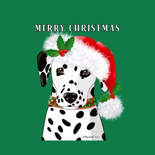 Merry Christmas Dalmatian T-Shirt