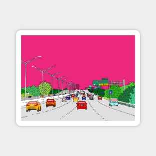 Highway to Miami Magnet