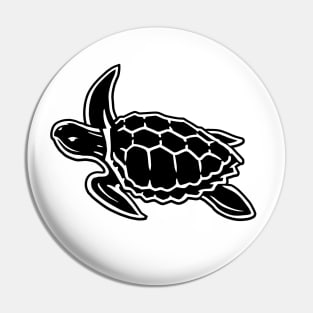 Black Sea Turtle Pin