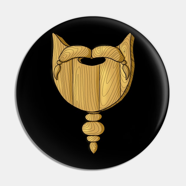 Wooden Beard Pin by The Craft ACE