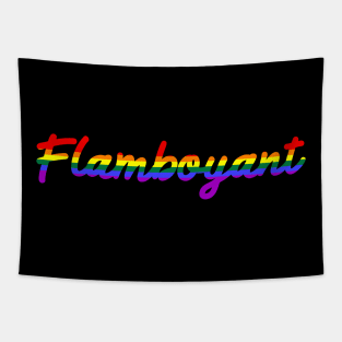 Flamboyant Gay Pride LGBT Rainbow Flag Tapestry