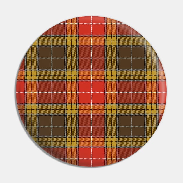 Buchanan Old Set Weathered Plaid Tartan Scottish Pin by ScottishShop