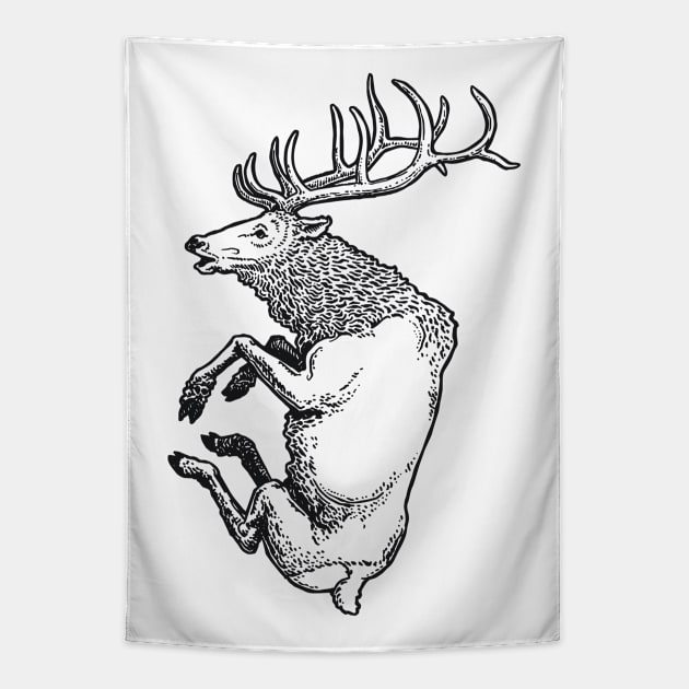 A Levity of Animals: Elk of that Ilk Tapestry by calebfaires