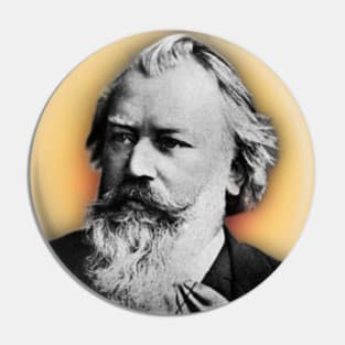 Johannes Brahms Portrait | Johannes Brahms Artwork 2 Pin