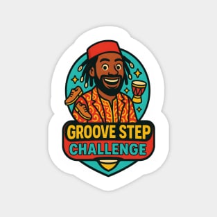 Step Master Badge Magnet