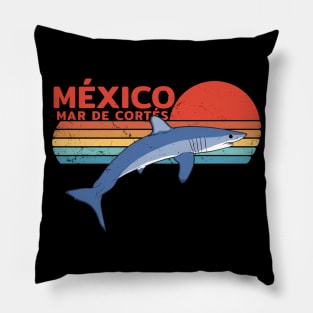 México Sea of Cortez Mako Shark Pillow