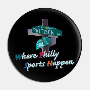 Broad and Pattison where Philly Sports Happen Pin