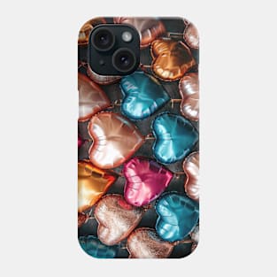 Colorful Heart Shaped Balloons - Party Phone Case