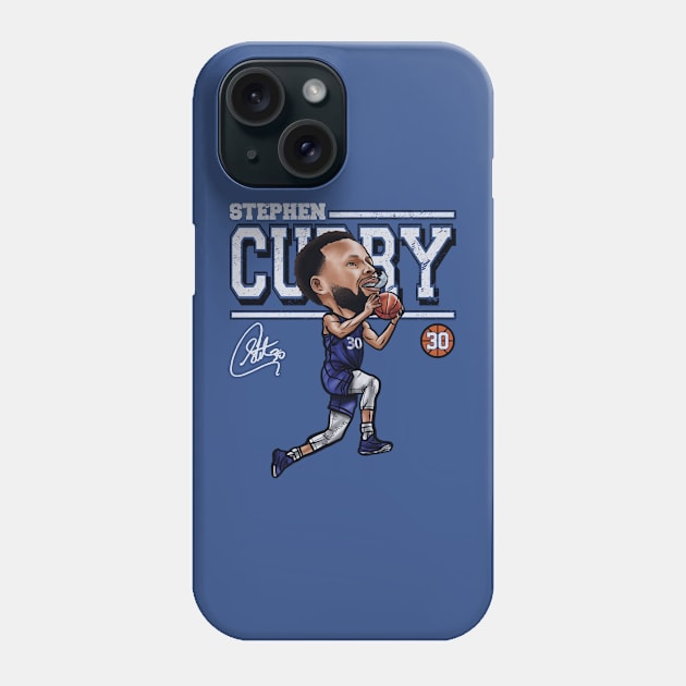 Steph Curry Golden State Cartoon Phone Case by danlintonpro