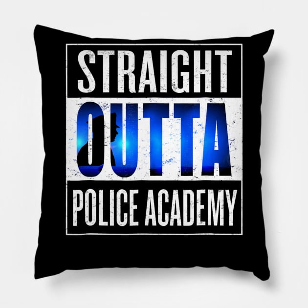 Police Academy Shirt Police Officer Graduation Gift Pillow by Sinclairmccallsavd