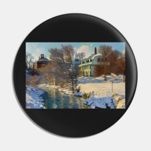 Winter landscape Pin