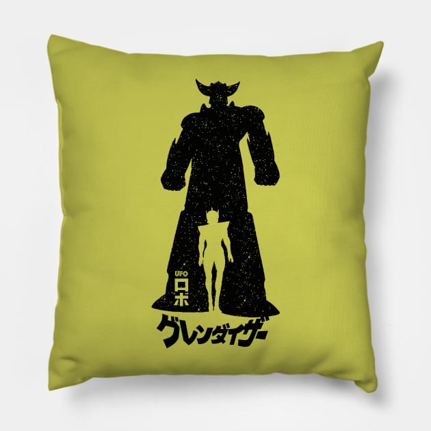 Ufo Robot Goldrake | Grendizer Atlas UFO Robot Pillow by SALENTOmadness