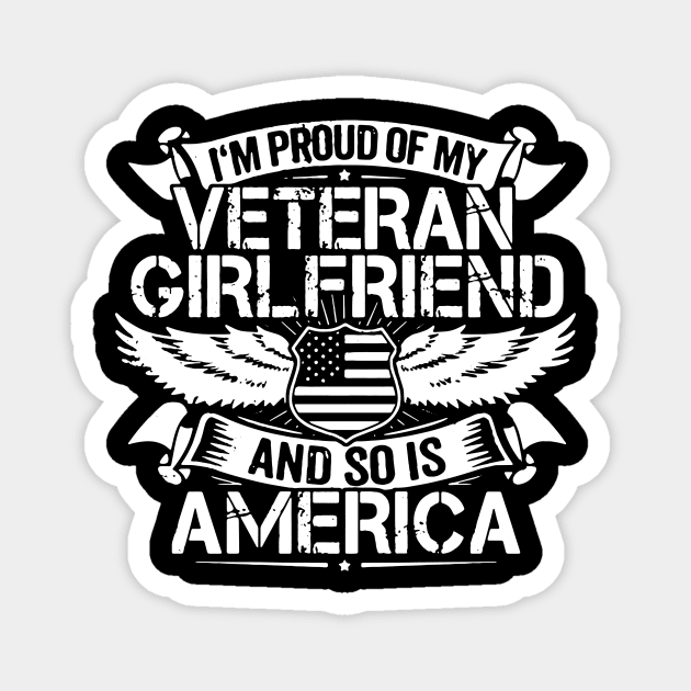 veteran girlfriend shirts Magnet by whatdlo