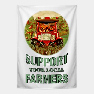 Support your Local Farmers Tapestry