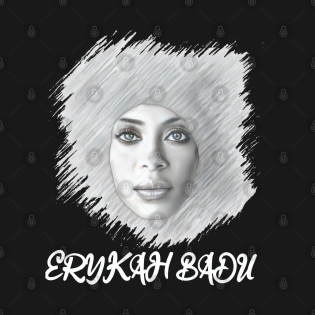 Erykah badu t-shirt by Tomblo