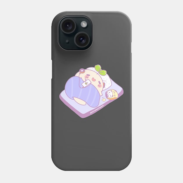 lazy ghostie Phone Case by missrainartwork 