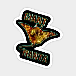 Giant Manta Trend Gift Magnet