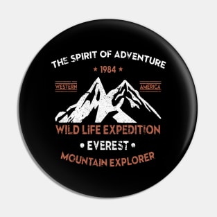 Outdoors Mountain Explorer Pin