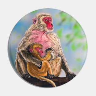 Rhesus Macaque Pin