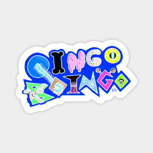 Oingo Boingo Negative Logo Magnet