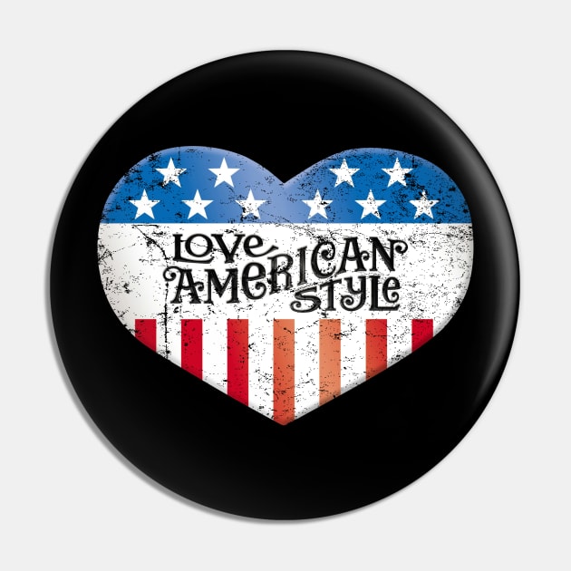 Love American Style Pin by MindsparkCreative
