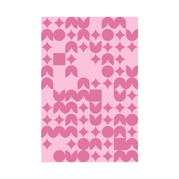 Valentines Day Geometric Pattern - Flowers #7 by Trendy-Now