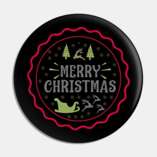 Christmas Stamp Pin