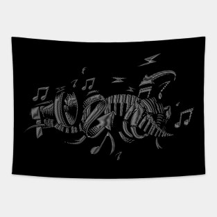 Move beat with arrow Guitar Tapestry