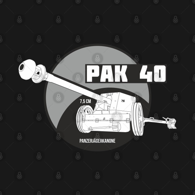 7.5 cm Pak 40 anti-tank gun by FAawRay