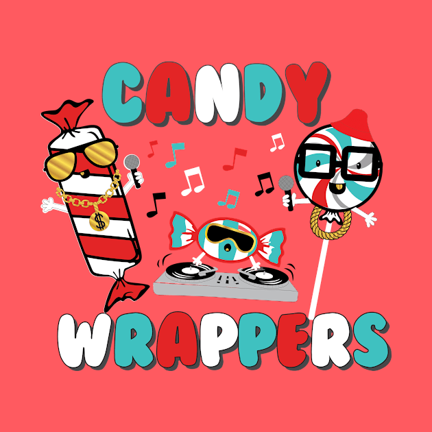 Candy Wrappers by toddgoldmanart