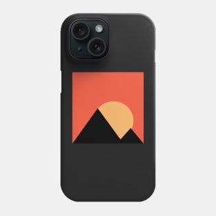 Sunrise behind the pyramids Phone Case