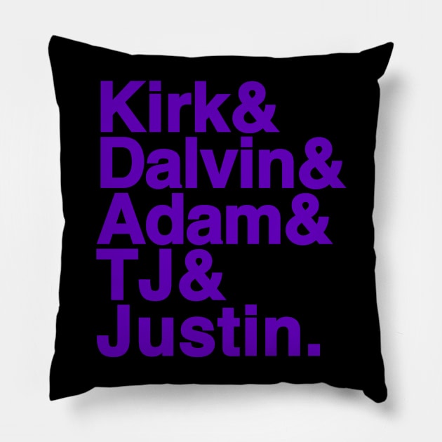 Minnesota Jetset Pillow by huckblade