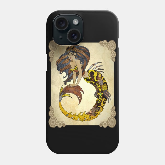 Steampunk Mermaid Phone Case by Angeldess