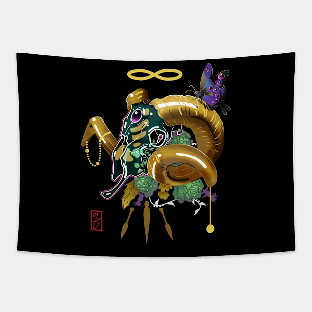 Ram Prince Tapestry by etcherSketch