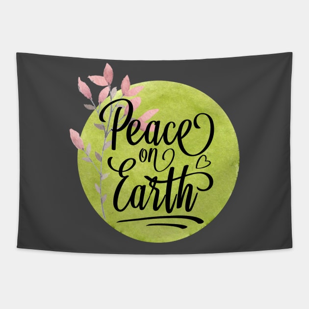 Peace On Earth Tapestry by Unelmoija