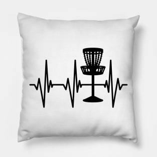 Disc Golf Heart Beat Pillow