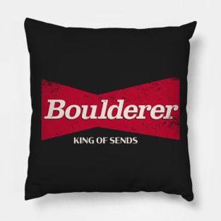 Boulderer King Of Sends Pillow