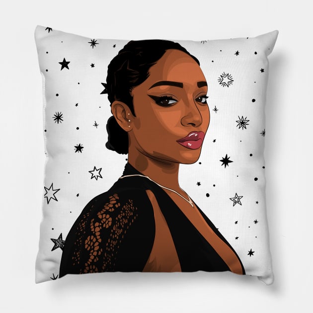 AYRA STARR Pillow by Black hub