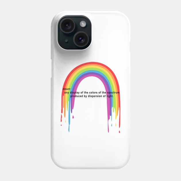 Rainbow Definition Phone Case by mynaito