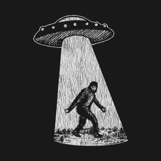 Bigfoot Ufo Vintage T-Shirt