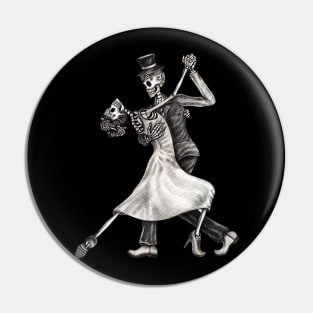 Sugar skull couple ballroom dancing celebration day of the dead. Pin