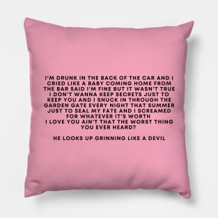 Cruel Summer Bridge Pillow