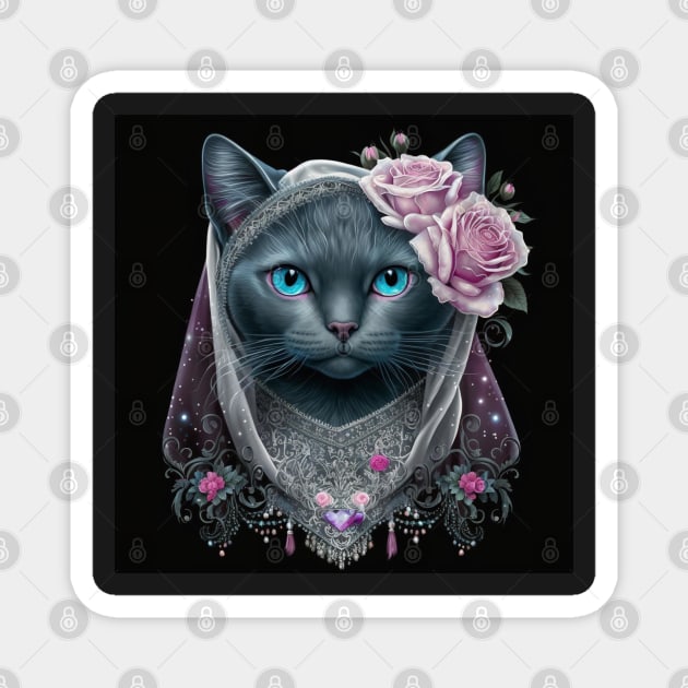 Conservative British Shorthair Magnet by Enchanted Reverie