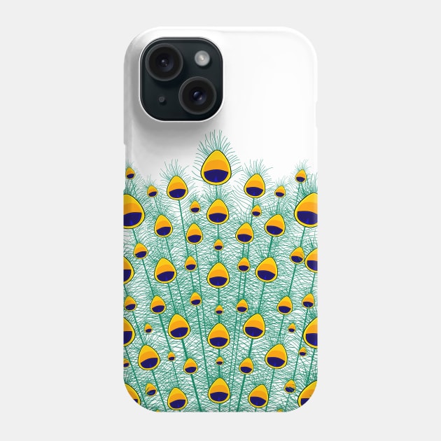 PEACOCK Feathers Phone Case by SartorisArt1