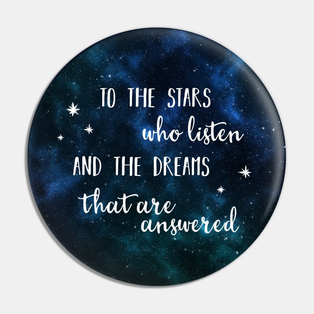 To the stars who listen and the dreams that are answered - 2 Pin by Ranp