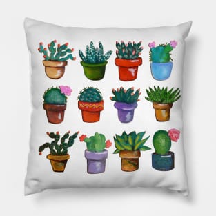 Funny cactus gift Pillow